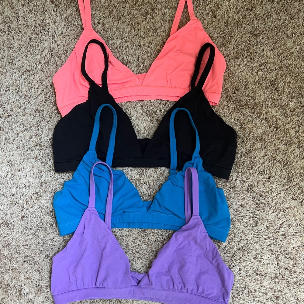 Skims Fits Everybody Triangle Bralette Set of 4 XL